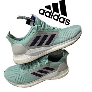 ADIDAS SNEAKERS RUNNING SOLAR GLIDE GREEN MINT SZ 8.5 ATHLETIC ATHLEISURE